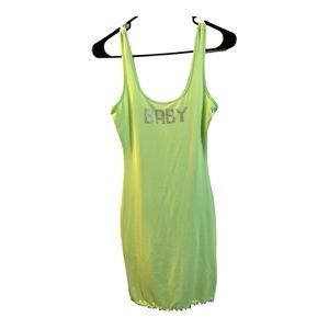 Haley & June Scoop Neck Baby Bling Shift Tank Dress S